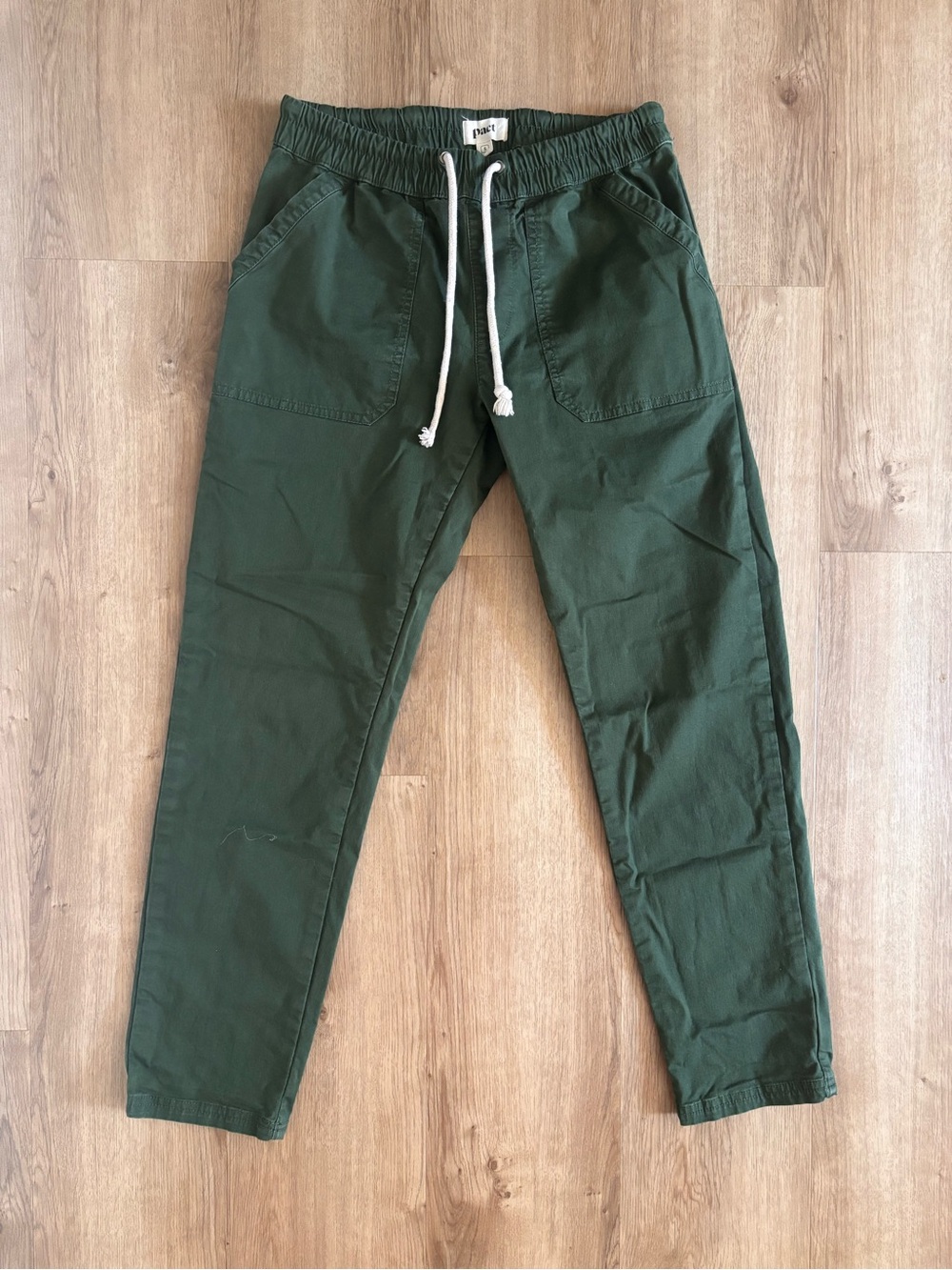 Pact Green Organic Cotton Twill Pants Women’s Small